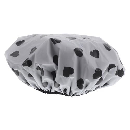 Hohopeti Verstellbare Große Satin duschhaube für Damen mit Elastischem Doppellagiges Wasserdichtes Design für Langes Dickes Haar Weiche Hautfreundliche Badekappe zum Wiederverwenden von Hohopeti