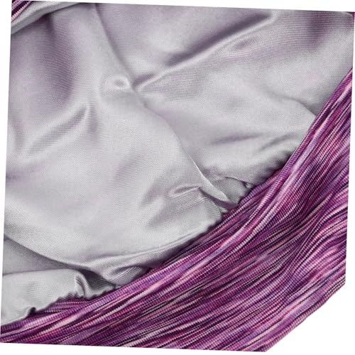 Hohopeti Verstellbare aus Baumwolle mit Satin Futter Atmungsaktive Nachthaube für Damen Bequeme Beanie zum Schutz von Lockigem Haar und Zöpfen für Gesunden Haarstil von Hohopeti