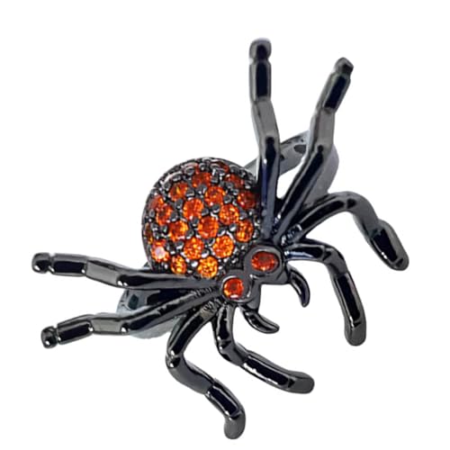Hohopeti Verstellbarer Damen Ring im Punk stil mit Spinnen design und Funkelnden Strasssteinen Offener Fingerring Modischer Schmuck für Frauen Trendiger Gothic Schmuck für Alltag und Party Hohopeti Verstellbarer Damen Ring im Punk stil mit Spinnen design und Funkelnden Strasssteinen Offener Fingerring Modischer Schmuck für Frauen Trendiger Gothic Schmuck für Alltag und Party von Hohopeti