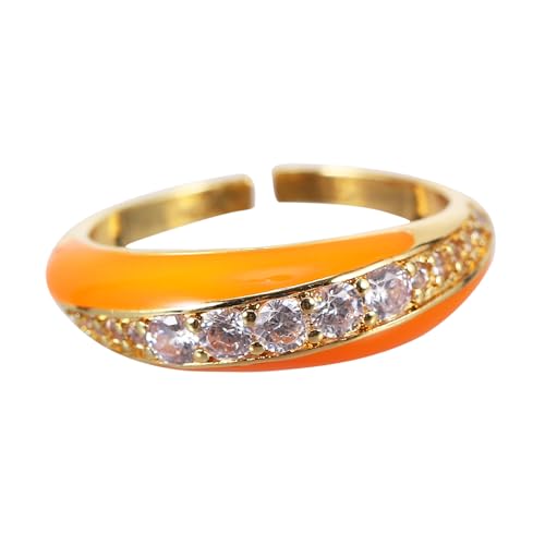 Hohopeti Verstellbarer Offener Damenring aus Kupfer Modisch Filigranes Fidget Schmuckstück Verstellbarer Fingerschmuck für Alltag und Besondere Anlässe Hohopeti Verstellbarer Offener Damenring aus Kupfer Modisch Filigranes Fidget Schmuckstück Verstellbarer Fingerschmuck für Alltag und Besondere Anlässe von Hohopeti