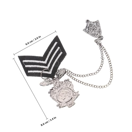 Hohopeti Vintage Herren Brosche Anstecknadel aus Robustem Legierungs Modischer Lapel Pin für Anzüge Langlebig und Fest Haftend für Elegante Outfits und Besondere Anlässe von Hohopeti