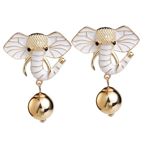 Hohopeti Vintage Ohrstecker Damen Ohrschmuck aus Hautfreundlichem Material Allergiefrei Langlebig Modisch für Party Hochzeit Alltag Kreative Damen Ohrringe Geschenkidee von Hohopeti