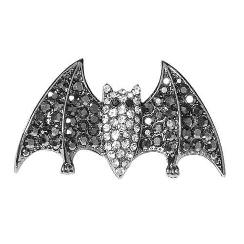 Hohopeti Wasserdichte Strass Fledermaus Flügel Haarklammer mit Flexiblem Griff Halloween Haarspange für Mädchen Party Kostüm Zubehör von Hohopeti