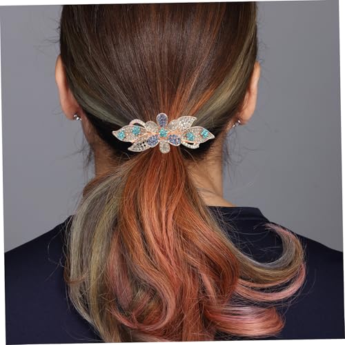 Hohopeti Wasserstrahl Strass Haarspange Blumen design Große Federklammer Langlebig und Robust Eleganter Haarschmuck für Damen für Hochzeit Party und Alltag Blauer Glanz Hohopeti Wasserstrahl Strass Haarspange Blumen design Große Federklammer Langlebig und Robust Eleganter Haarschmuck für Damen für Hochzeit Party und Alltag Blauer Glanz von Hohopeti