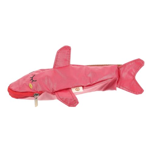 Hohopeti Einzigartige Schreibwarentasche in Fischform Aufbewahrungstasche Für Schreibwaren Stifte Oxford-stoffmaterial Für Die Schule von Hohopeti