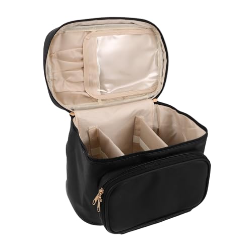 Hohopeti wasserdichte Kosmetiktasche Damen Große Kapazität Reise Make up Organizer Tragbare Schminktasche mit Mehreren Fächern für Effiziente Aufbewahrung und Unkomplizierten Zugriff von Hohopeti
