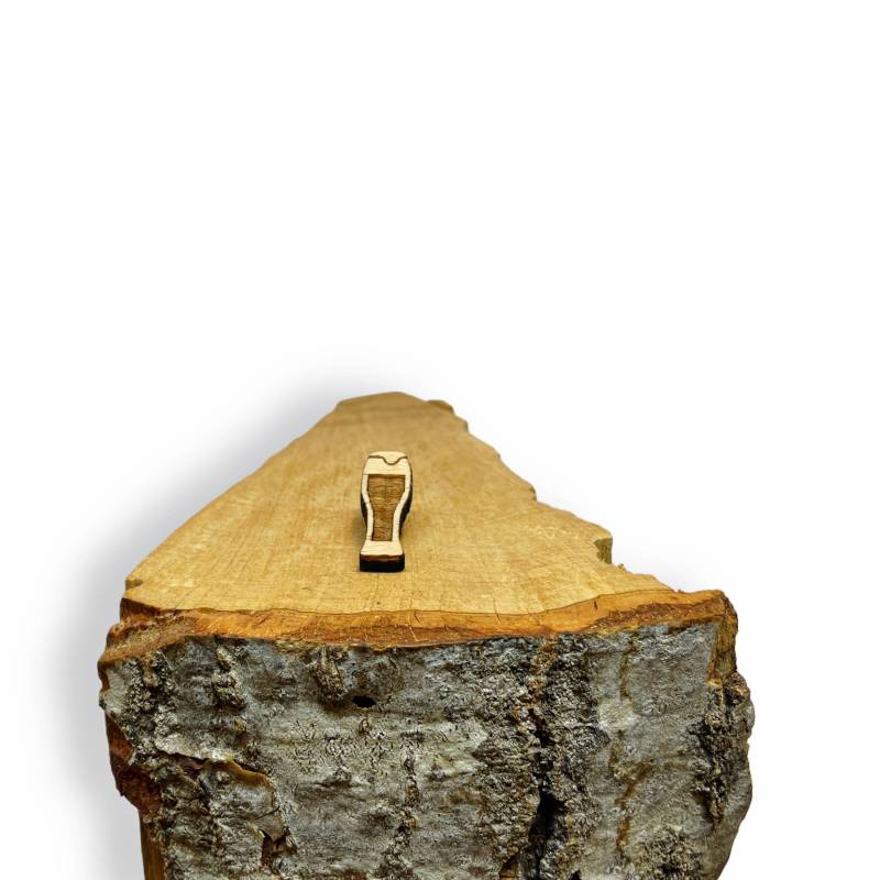 Weißbier, Weißbier Glas, Bier, Fest, Holz, Anstecker Pin, Tracht, Brosche Retro, Weihnachten, Anstecknadel Hochzeit von Hoizknopf