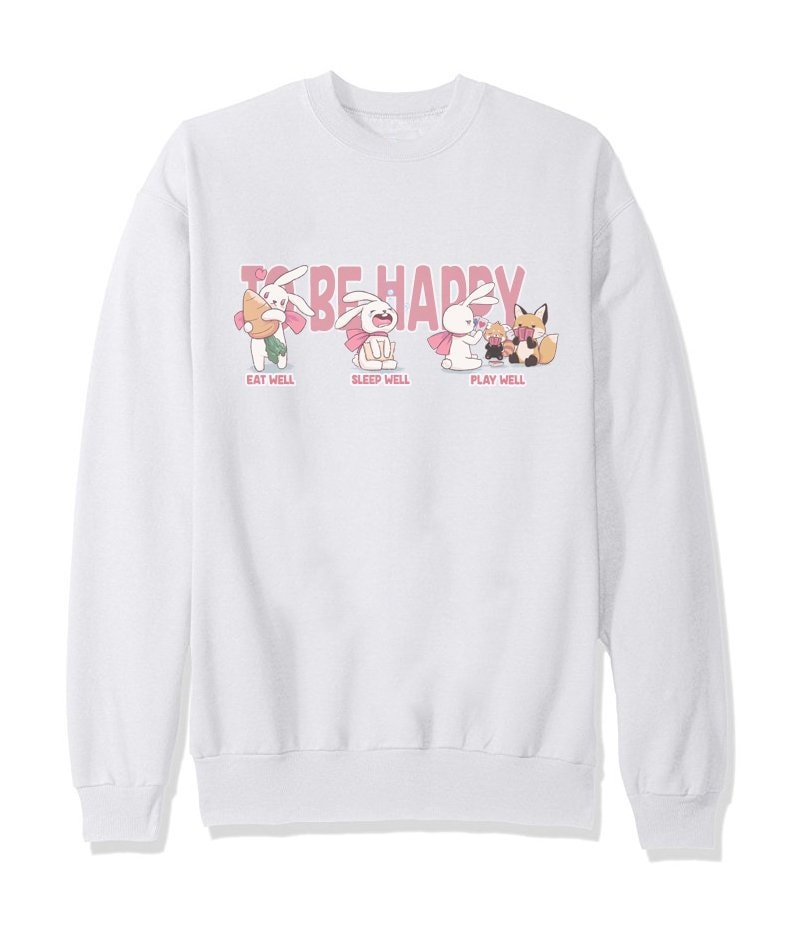 Niedliche Charakter Unisex Sweat-Shirt Glücklich Reppi Niedliche Charakter Unisex Sweat-Shirt Glücklich Reppi von HojinART