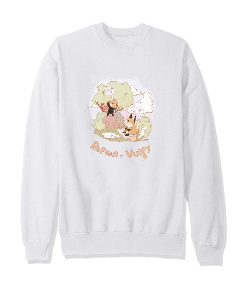 Niedliche Charakter Unisex Sweat-Shirt Repan Und Vulpy Picknick Niedliche Charakter Unisex Sweat-Shirt Repan Und Vulpy Picknick von HojinART