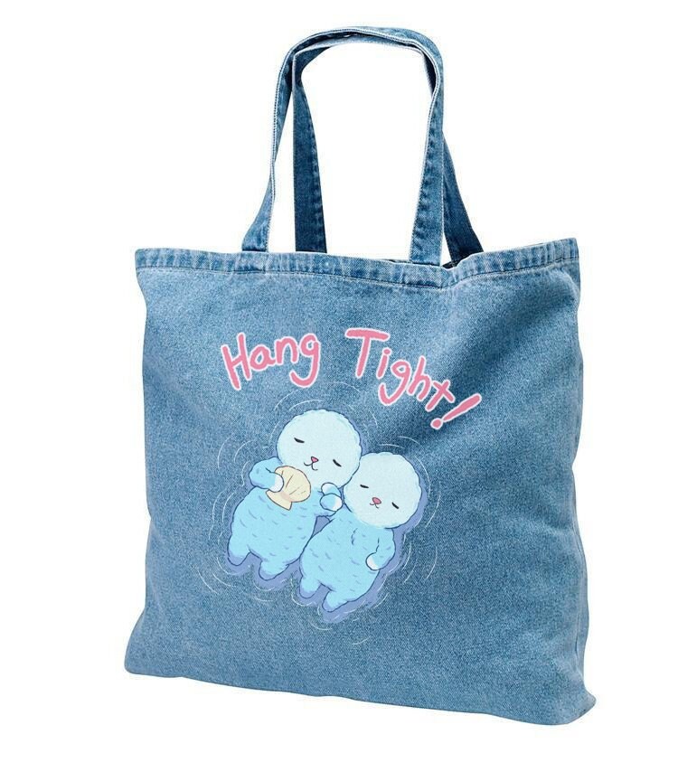 Süße Tier Charakter Schwere Baumwolle, Jeans Tasche Otter von HojinART