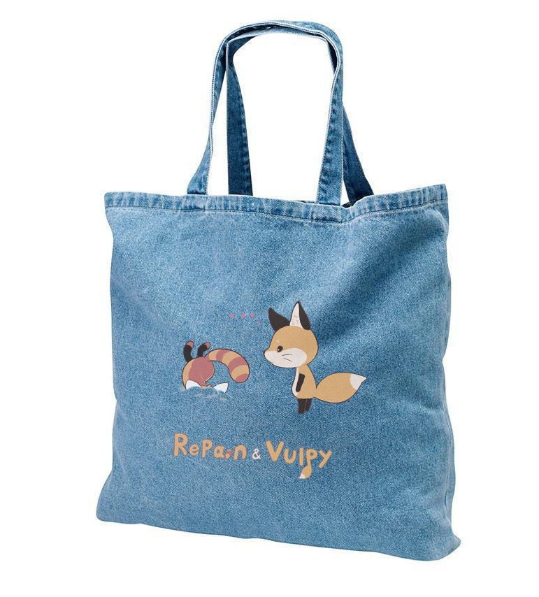Süße Tier Charakter Schwere Baumwolle, Jeans Tasche Repan Und Vulpy von HojinART