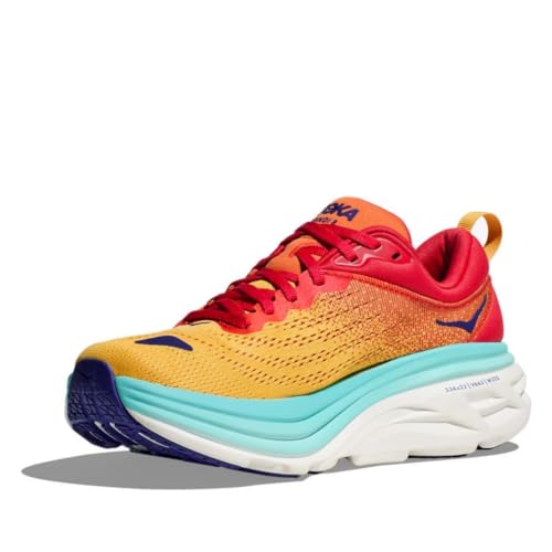 Hoka Bondi 8 Mann Rot Orange Hoka Bondi 8 Mann Rot Orange von Hoka One One