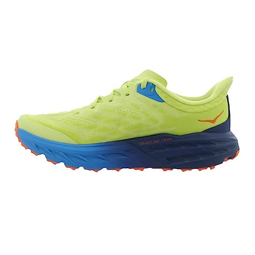 Hoka One One Herren Speedgoat 5 Textile Synthetic Citrus Glow Evening Primrose Trainer 43 1/3 EU von Hoka One One