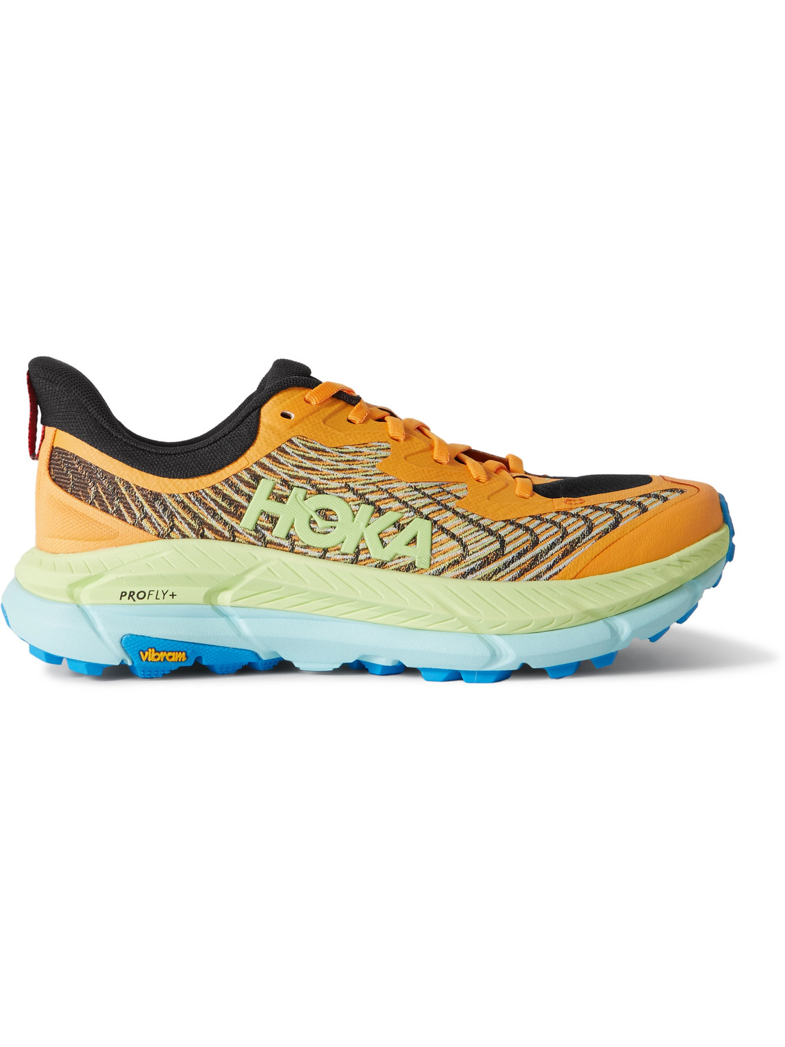 Hoka One One - Mafate Speed 4 Rubber-Trimmed Mesh Sneakers - Men - Orange - US 10.5 von Hoka One One