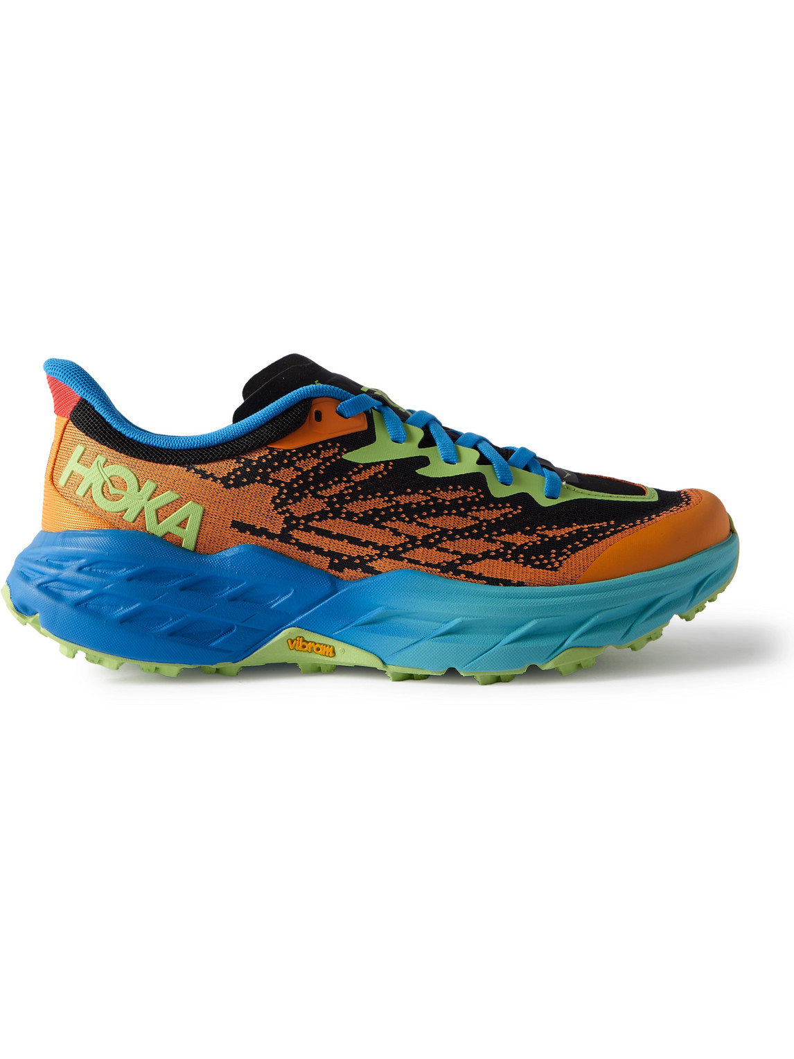 Hoka One One - Speedgoat 5 Rubber-Trimmed Mesh Sneakers - Men - Orange - US 11 von Hoka One One