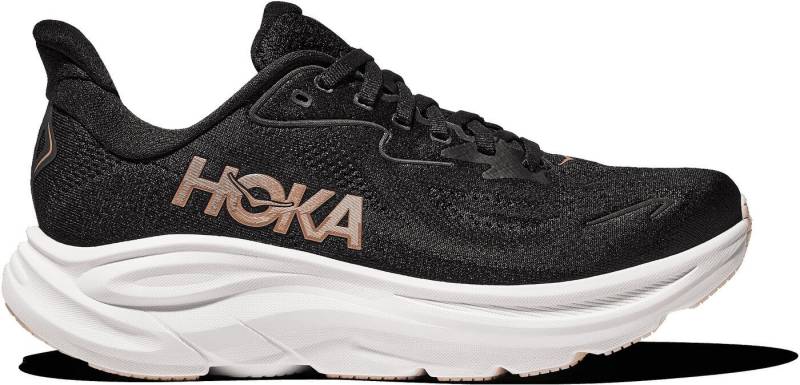 Hoka One One W CLIFTON 10 BLACK / ROSE GOLD Laufschuh von Hoka One One