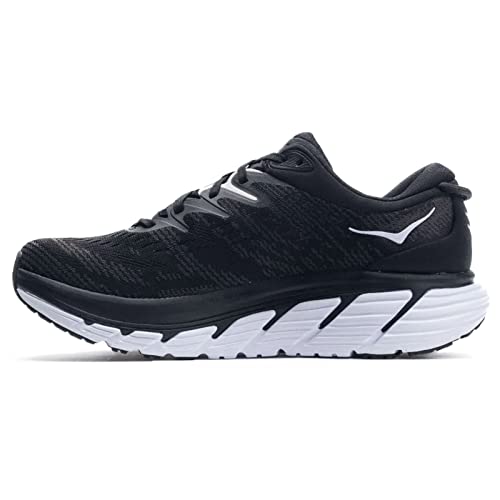 HOKA ONE ONE Damen Gaviota 4 Running Shoes, Black/White, 38 2/3 EU von HOKA ONE ONE