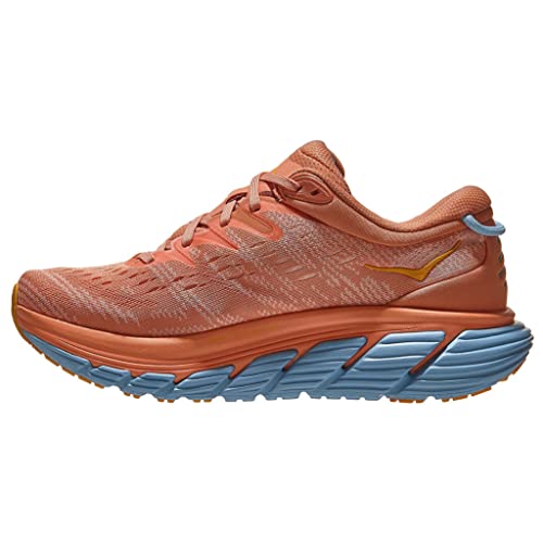 HOKA ONE ONE Damen Gaviota 4 Running Shoes, Shell Coral/Peach Parfait, 40 EU von HOKA ONE ONE