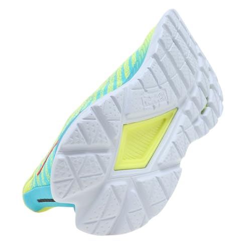 HOKA ONE ONE Damen Mach 5 Running Shoes, Evening Primrose/Scuba Blue, 40 EU von HOKA ONE ONE