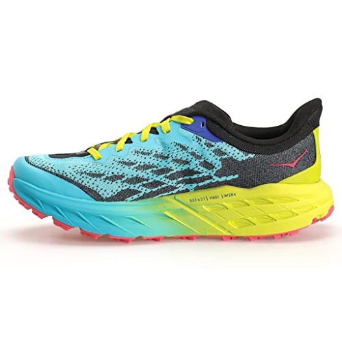 HOKA ONE ONE Damen Speedgoat 5 Running Shoes, Scuba Blue/Black, 40 2/3 EU von HOKA ONE ONE