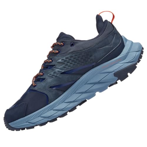 HOKA ONE ONE Herren Anacapa Low GTX Trekking Shoes, Outer Space/Mountain Spring, 42 2/3 EU von HOKA ONE ONE