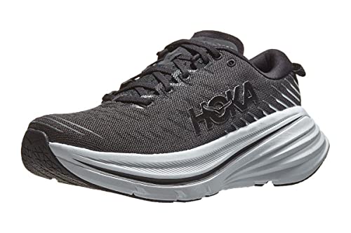 HOKA ONE ONE Herren Bondi X Running Shoes, Black/White, 41 1/3 EU von HOKA ONE ONE