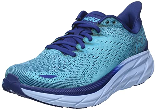 HOKA Herren Clifton 8 Running Shoes, Bellwether Blue/Scuba Blue, 41 1/3 EU von HOKA