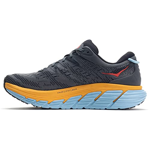 HOKA ONE ONE Herren Gaviota 4 Running Shoes, Castlerock/Anthracite, 42 EU von HOKA ONE ONE