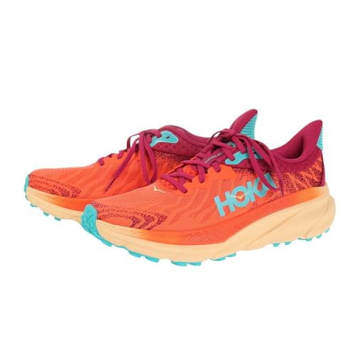 HOKA ONE ONE Herren M Challenger ATR 7 Sneaker, Flame/Cherries Jubilee, 41 1/3 EU von HOKA ONE ONE