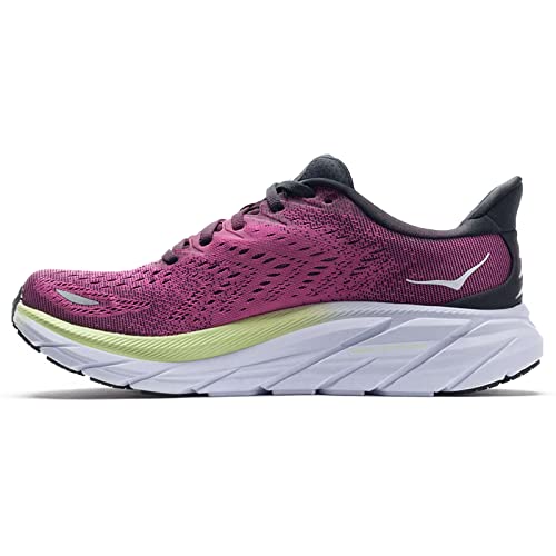 Hoka One Damen Clifton 8 Sneakers, Blue Graphite Ibis Rose, 42 EU von Hoka One