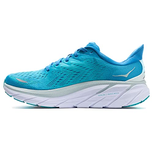 Hoka One Herren Clifton 8 Gymnastikschuh, Ibiza Blue Scuba Blue, 46 EU von Hoka One