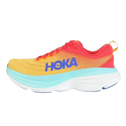 Hoka Bondi 8 Mann Rot Orange von Hoka