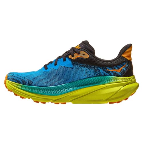 Hoka Challenger ATR 7 Mann Trailrunning-Schuhe Blau Gelb von Hoka