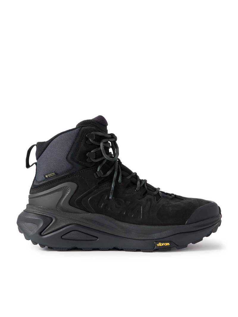 Hoka - Kaha 3 GTX Nubuck-Trimmed GORE-TEX Hiking Sneakers - Men - Black - US 9.5 von Hoka