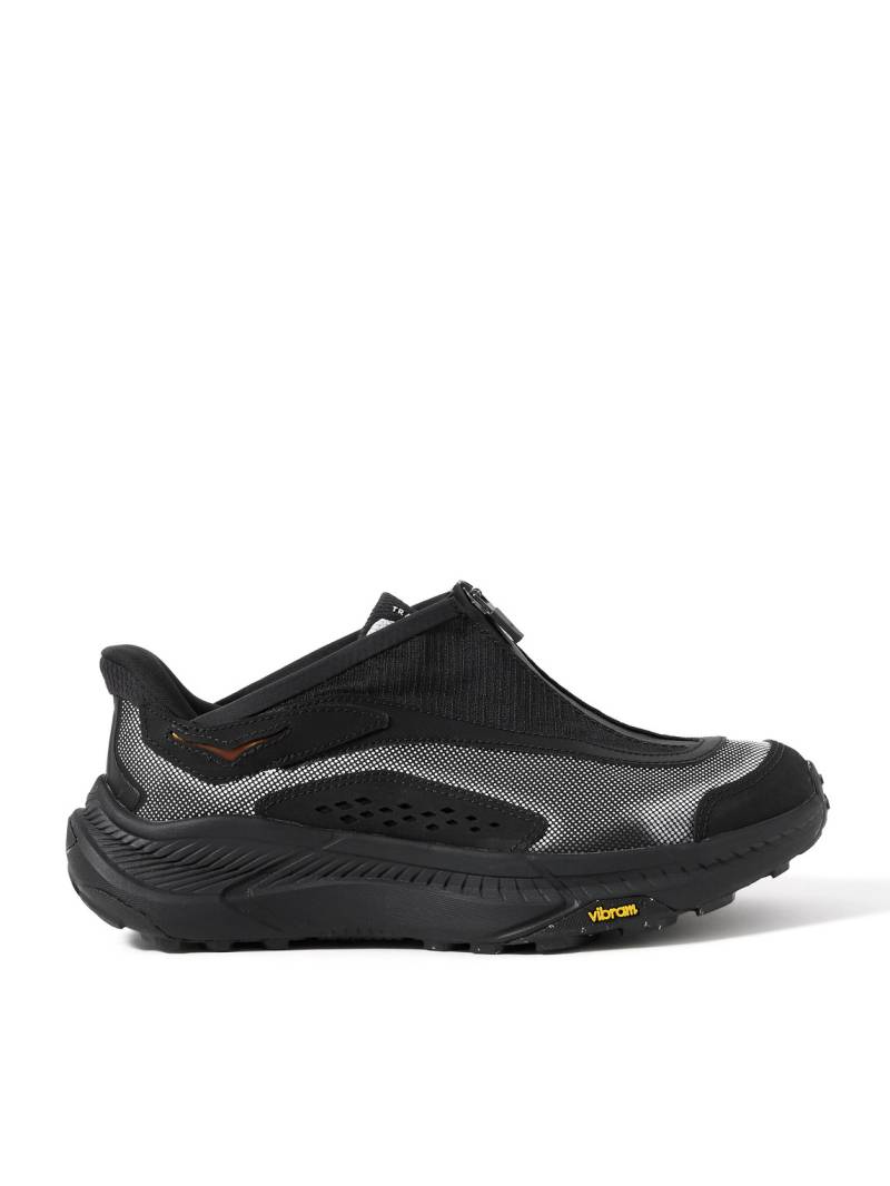 Hoka - Stealth/Tech Project Transport Suede and Leather-Trimmed Ripstop Sneakers - Men - Black - US 12 von Hoka