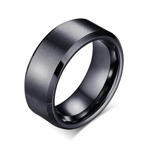 8mm breit Großhandel Männer Wolfram Eheringe Schmuck Hochwertige Wolframkarbid Ringe für Männer Schmuck von Hokech