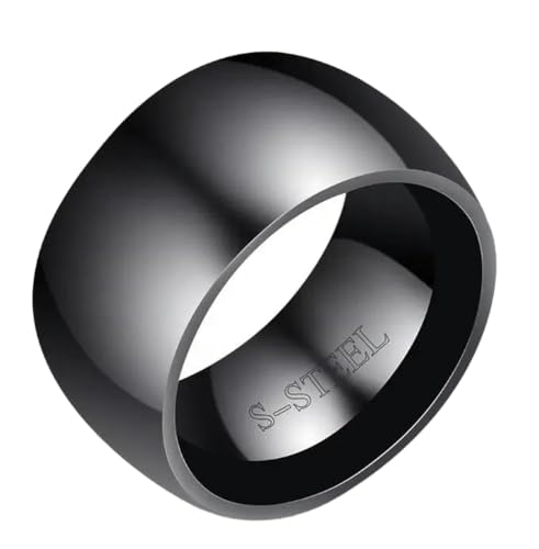 Herrenringe aus glänzendem 316L-Titanstahl für Herren, die einen glatten Ring tragen Anel Anillos para los hombres von Hokech