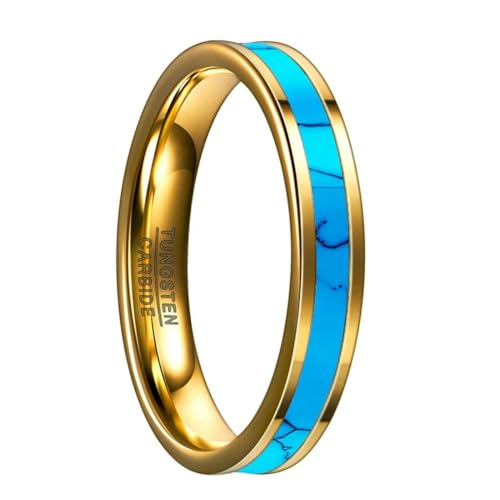 Hokech 4MM Wolframkarbid Ring Gold eingelegte grüne Stein Party Ringe Ehering Verlobung Mann Schmuck Ring Comfort Fit Hokech 4MM Wolframkarbid Ring Gold eingelegte grüne Stein Party Ringe Ehering Verlobung Mann Schmuck Ring Comfort Fit von Hokech