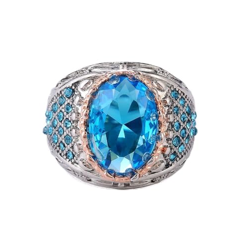 Hokech Luxus Kristall Frauen Retro Ring Ehering Versprechen Verlobungsringe weiblicher Schmuck Geschenk von Hokech