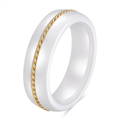 Hokech Meditation Fidget Anxiety Kette Design Ring Streetwear Cool Cuban Männer Ring Ewigkeit Link Frauen Schmuck von Hokech