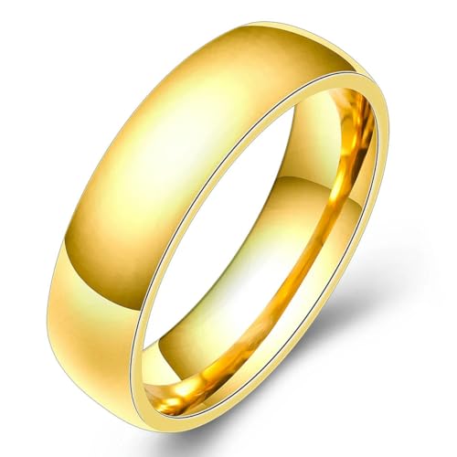 Hokech Mode Kristall Verlobungsring für Frauen Männer Weiß Zirkonia Edelstahl Fingerring 2021 Hochzeitstrend Paar Schmuck von Hokech