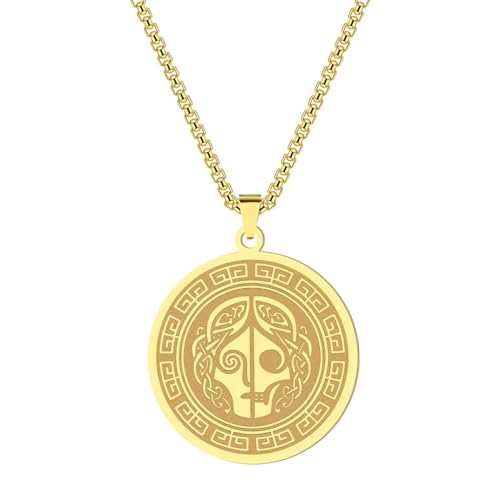 Hokech Symbol des Wikinger-Anhängers mit Hel-Halskette Nordischer heidnischer Charme Personalisierte Göttin Hel-Mythologie Amulett Schmuck Geschenk von Hokech
