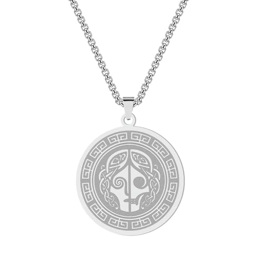 Hokech Symbol des Wikinger-Anhängers mit Hel-Halskette Nordischer heidnischer Charme Personalisierte Göttin Hel-Mythologie Amulett Schmuck Geschenk von Hokech