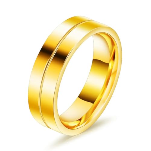 Hokech Zirkon Jubiläum Liebhaber Paar Ring Männer & Frauen Verlobung Versprechen Ehering minimalistisch passend zu ihr ihn von Hokech