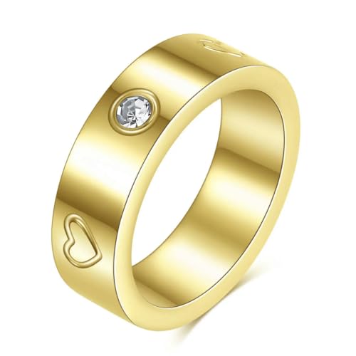 Liebe Zirkon Ring Customized Pfir Herz Paar Hoop Farbe Edelstahl Schmuck Geschenke für Sie von Hokech