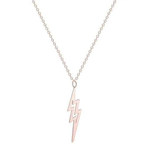 Lighting Bolt Halskette Thunder Bolt Charm Halskette zierliche und zarte Halskette Geburtstag für Freunde von Hokech