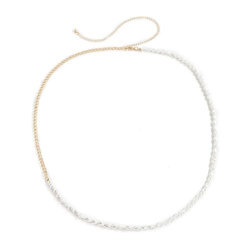 Mode Frauen Mädchen Taillenkette für den Bauch Perle Körperschmuck sexy Boho Perlen Körper Bauchkette von Hokech