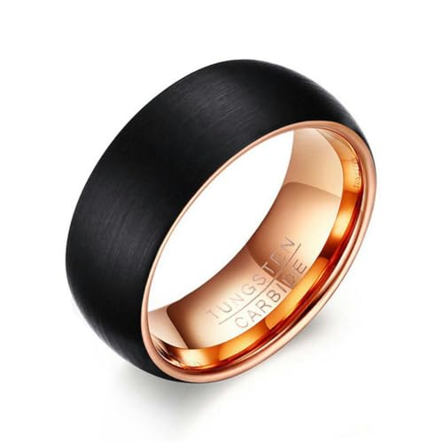 Neue Blaugoldfarbe 100% Wolframkarbid Ehering für Männer Frauen Hochzeit Punk Vintage Ring Schmuck Geschenke von Hokech