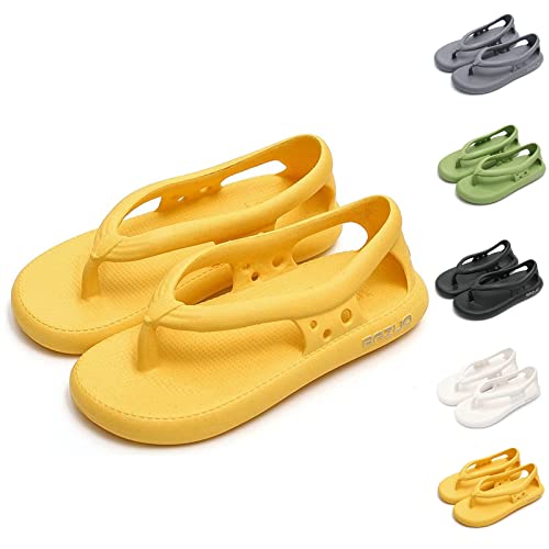 Hokuto Bazuo Sandalen, 2023 Unisex Flip Flops Strand Badezimmer Hausschuhe (Gelb, adult, women, numeric_36, numeric_range, eu_footwear_size_system, numeric_37, medium) von HOKUTO