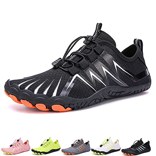 Feldluft Barfußschuhe Damen Herren Outdoor Bequemer rutschfeste Barfußschuhe Feldluft Pro Barfussschuhe (A35 Black, Adult, Men, Numeric_35, Numeric, eu_Footwear_Size_System, medium) von Hokuto